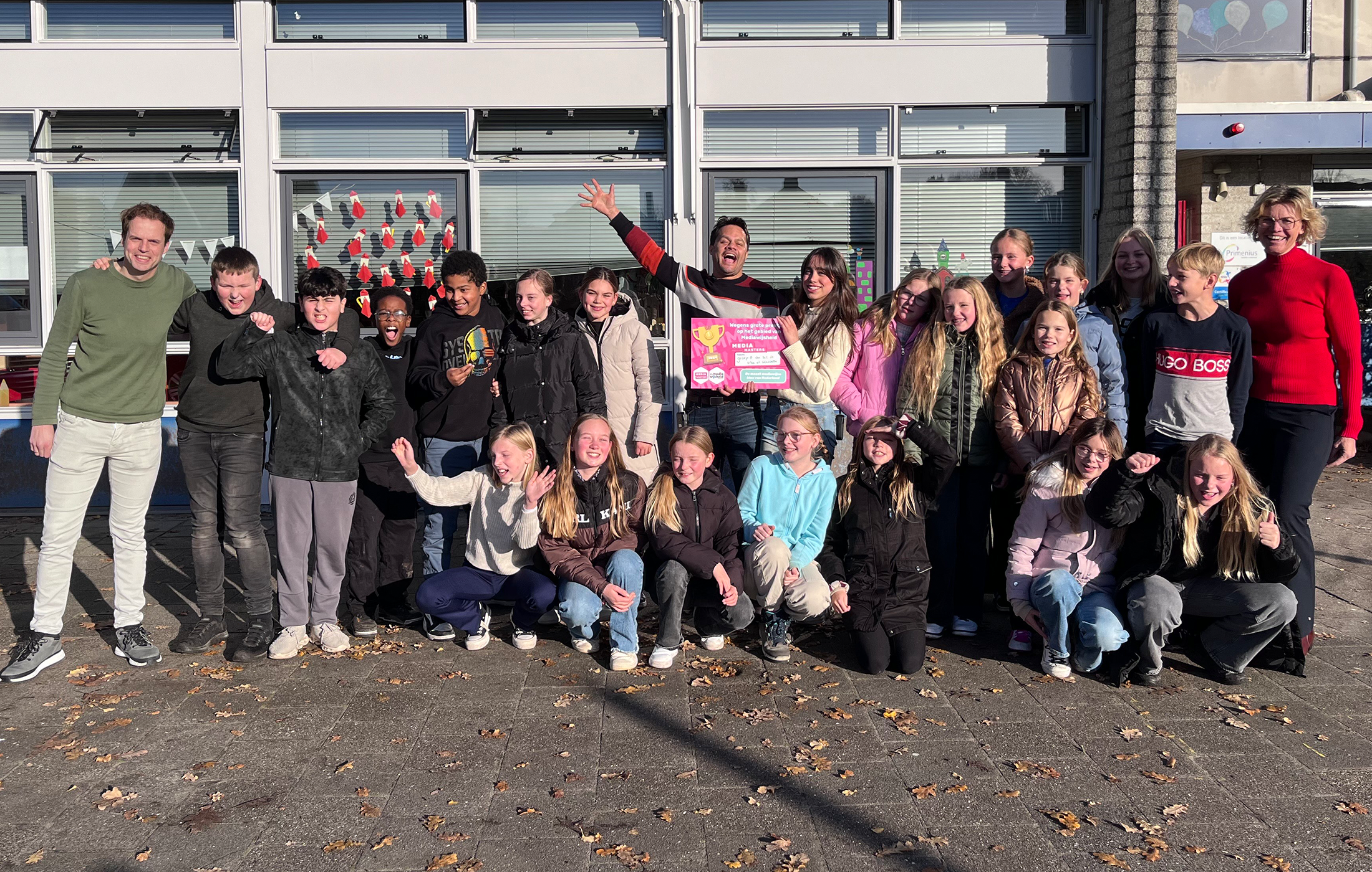 Groep 8 van IKC St. Vitus uit Winschoten is de meest mediawijze klas van Nederland!