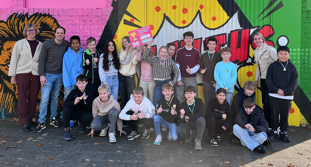 Groep 8 van IKC St. Vitus uit Winschoten is de meest mediawijze klas van Nederland!